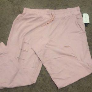Pink joggers